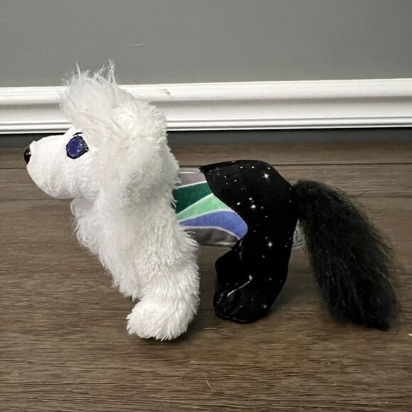 Ideal Toys Multi-Color Fox with Exotic Split Galaxy Print Plush - Picture 1 of 4